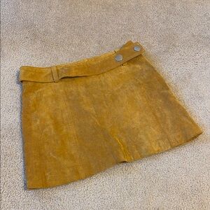 Vintage Zara Suede Mini Skirt
